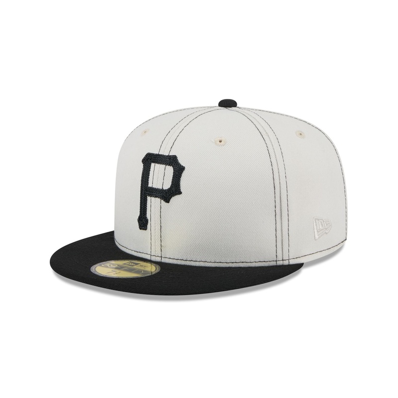 Pittsburgh Pirates Sandy Linen 59FIFTY Fitted Hat 7