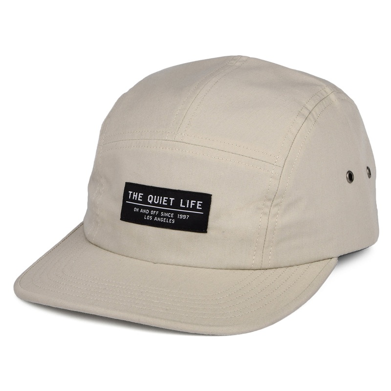 The Quiet Life Hats Foundation 5 Panel Cap – Tan Adjustable
