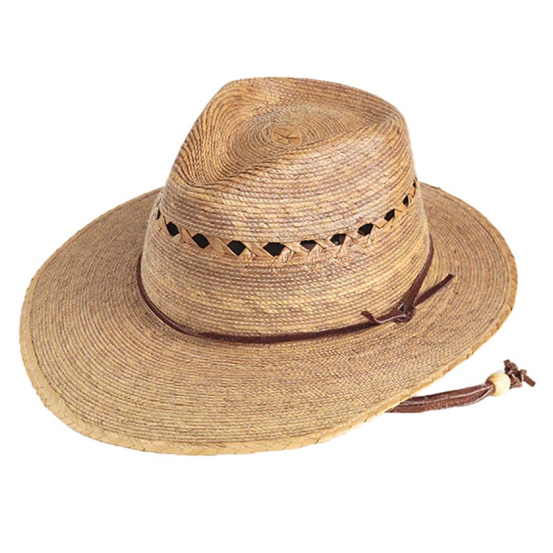 Angler Fishing Palm Leaf Sun Hat – Tula Hats Honey Palm Straw S/M (57 – 58 cm)