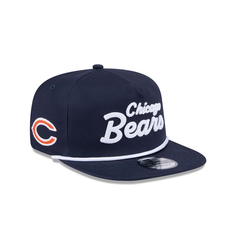 Chicago Bears Team Text Golfer Hat One Size