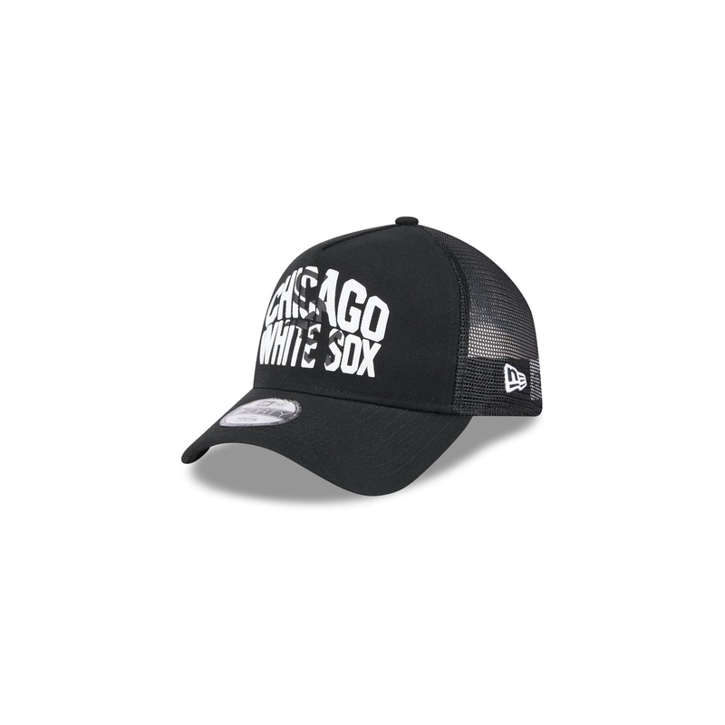 Chicago White Sox Kids Chalk 9FORTY A-Frame Trucker Hat Child