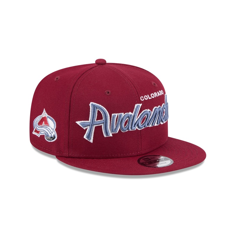 Colorado Avalanche Script 9FIFTY Snapback Hat One Size