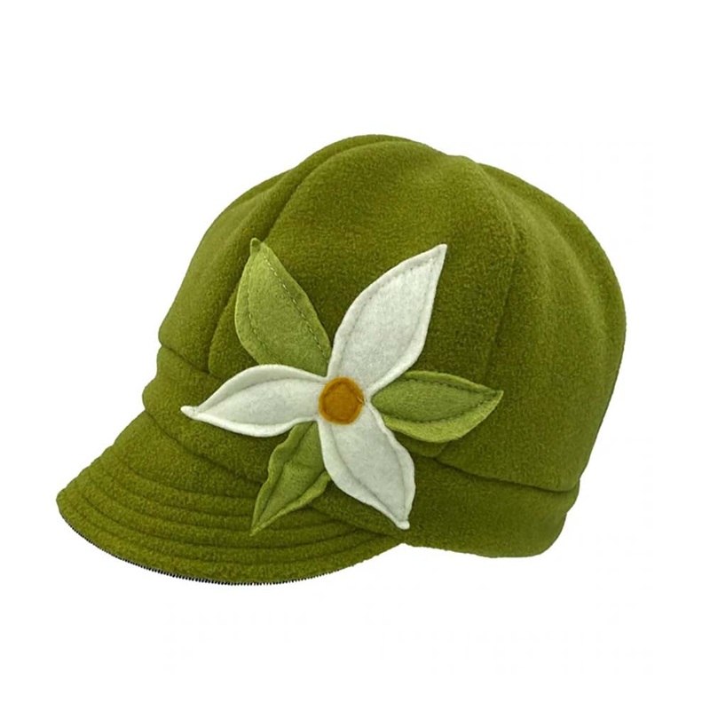 Fleece Winter Cap for Healing – Flipside Hats Green OS (56-58 cm)
