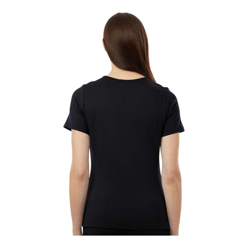 Jaanuu Women’s Cesi Ultrasoft V-Neck Scrub Top W30003 Black XXS