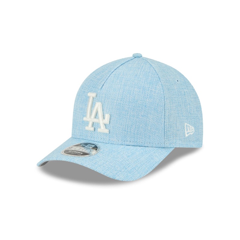 Los Angeles Dodgers Cotton Weaver Blue 9FORTY M-Crown A-Frame Snapback Hat One Size