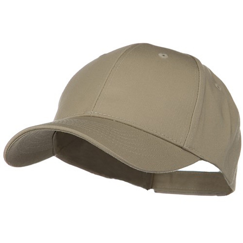 Low Profile Structured PET Spun Cap Khaki One Size
