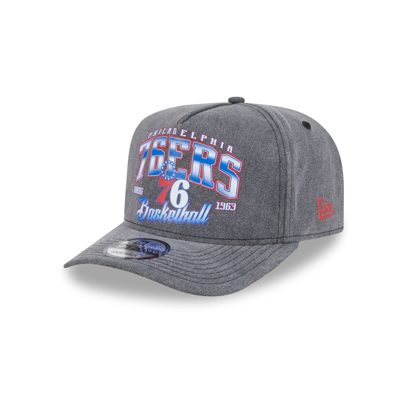 Philadelphia 76ers Washed 9FIFTY A-Frame Snapback Hat One Size
