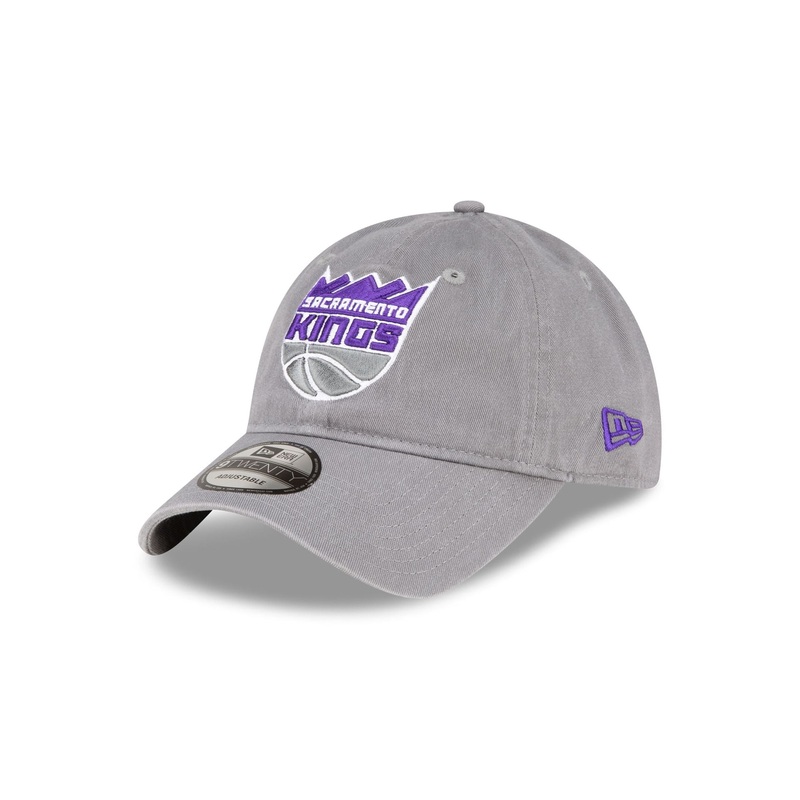 Sacramento Kings Core Classic Gray 9TWENTY Adjustable Hat One Size