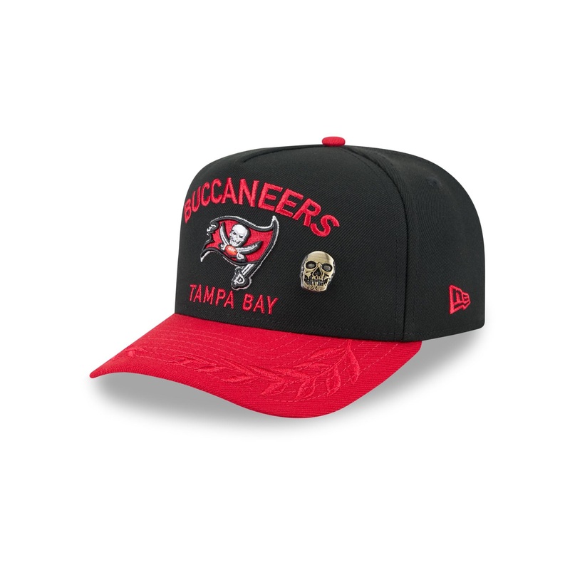 Tampa Bay Buccaneers 2025 Draft Black 59FIFTY A-Frame Fitted Hat 7