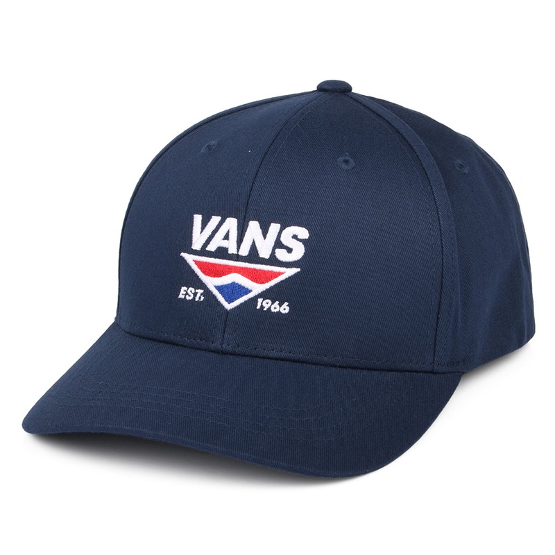 Vans Hats Stilman Structured Jockey Baseball Cap – Navy Blue Adjustable