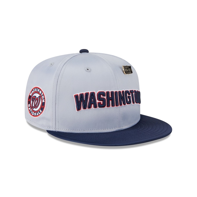 Washington Nationals Satin Pin 9FIFTY Snapback Hat One Size