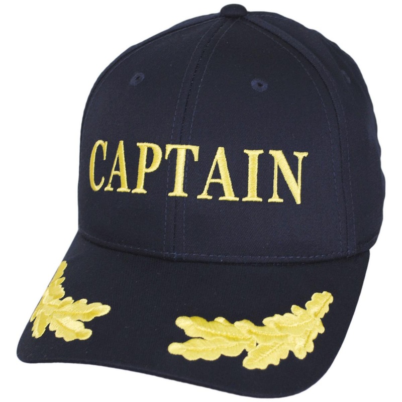Wholesale Captain Snapback Baseball Cap B2B Pre-Pack NAVY BLUE (12) ADJUSTABLE