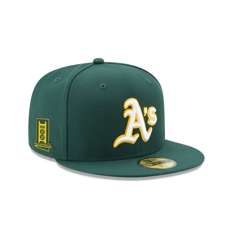 Athletics in Sacramento Sidepatch Road 59FIFTY Fitted Hat 7
