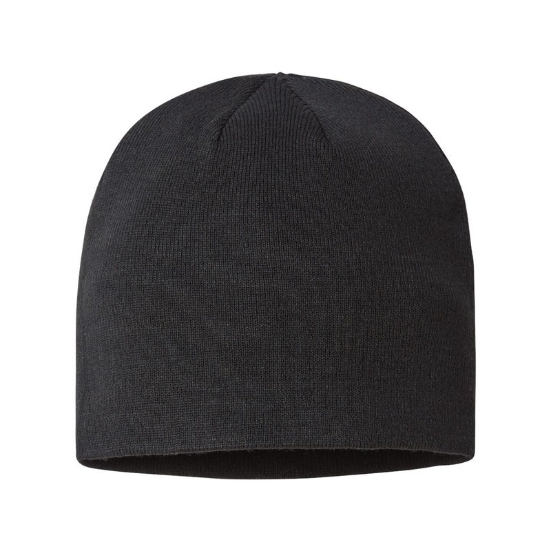 Atlantis Headwear HOLLY – Sustainable Beanie, Knit Cap Black