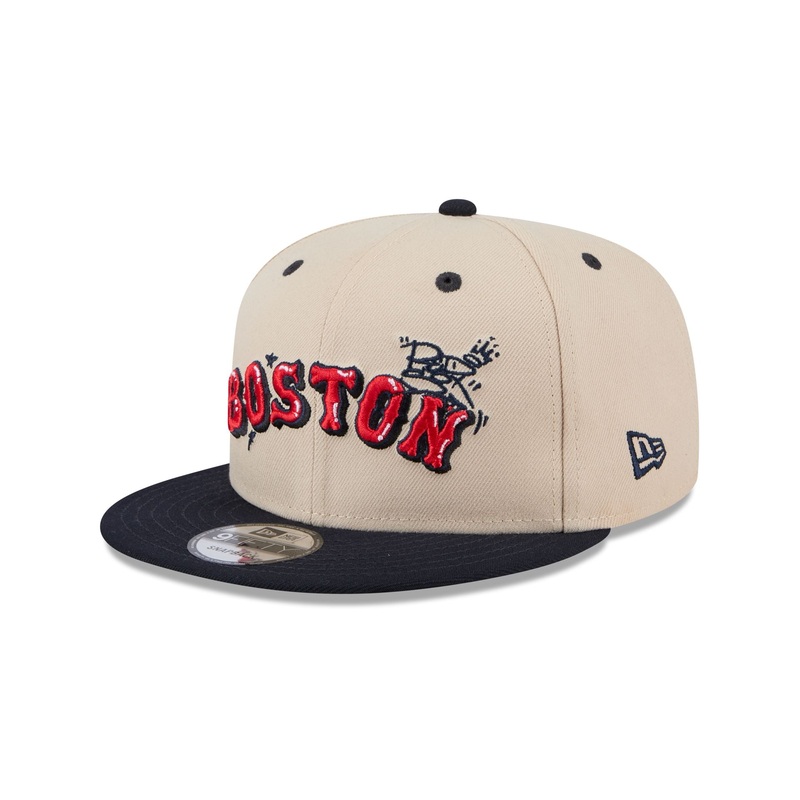 Boston Red Sox Team Art 9FIFTY Snapback Hat One Size
