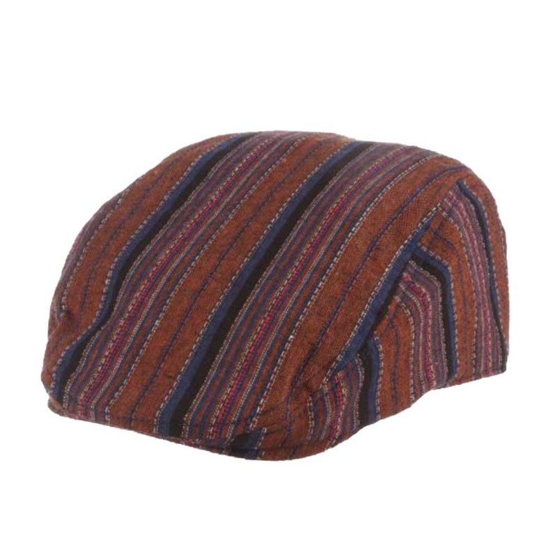 Carlos Santana Antigua Striped Ivy Cap Azure Medium