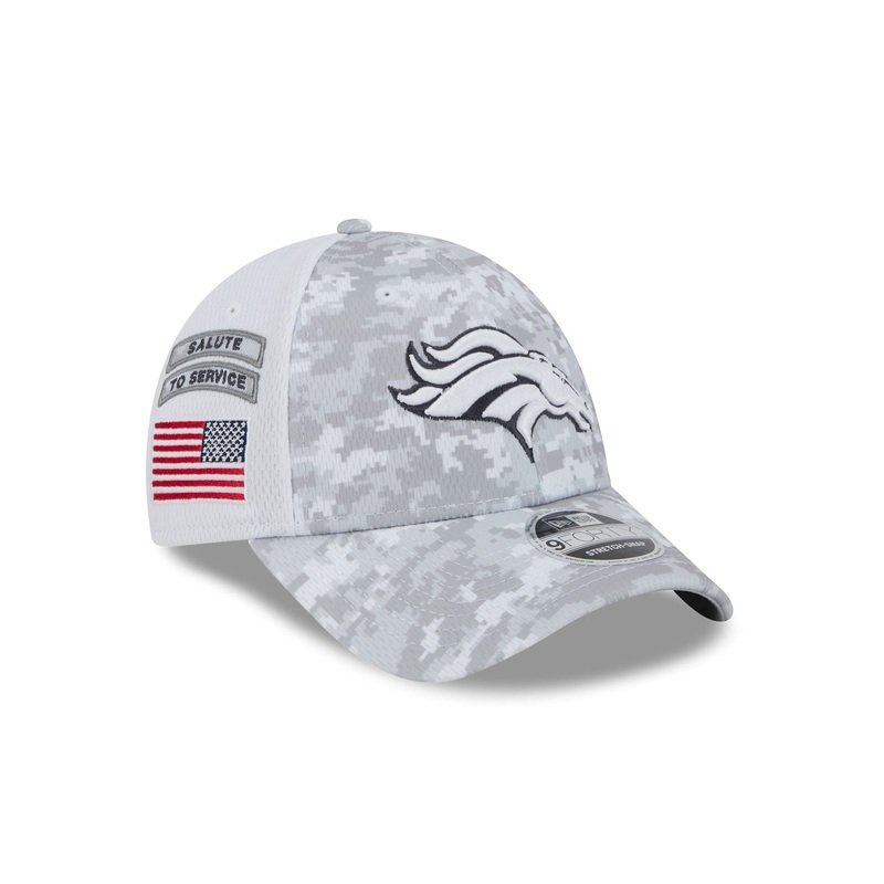 Denver Broncos 2024 Salute to Service 9FORTY Stretch-Snap Hat One Size