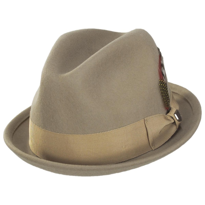 Gain Wool Felt Fedora Hat – Sand SAND/SAND/BROWN XS