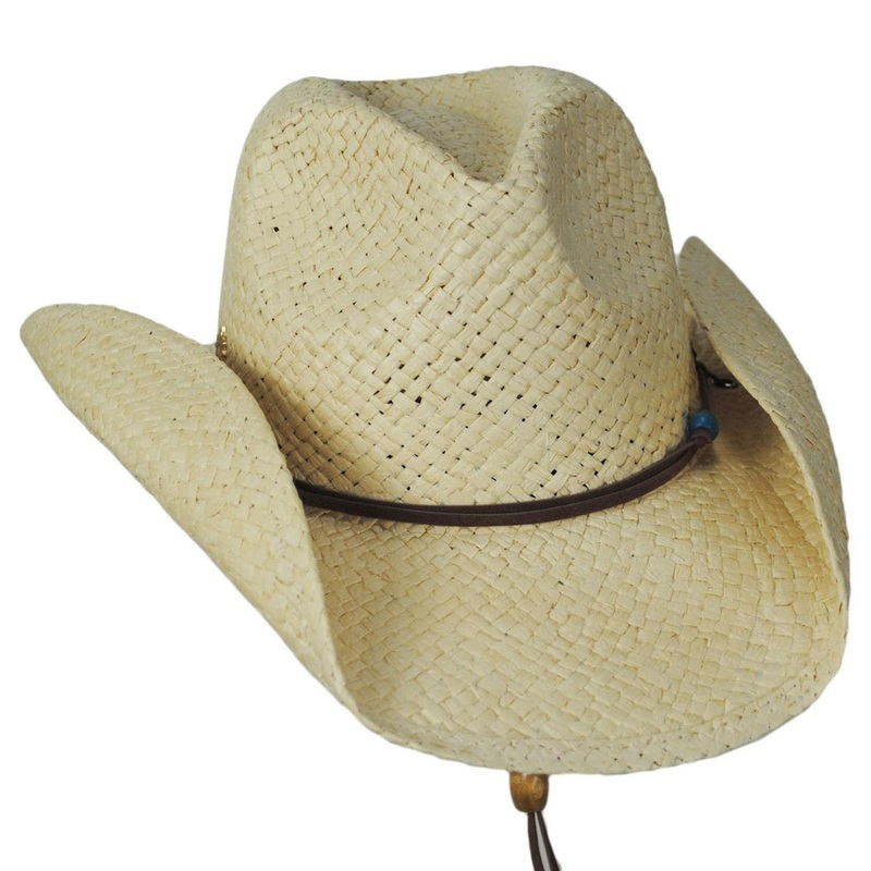 Hacienda Toyo Straw Outback Hat NATURAL ONE SIZE FITS MOST