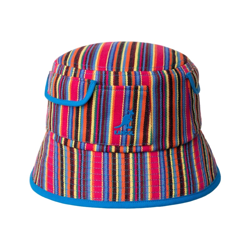 Multi Color Stripe Bucket Preppy Multi S/M