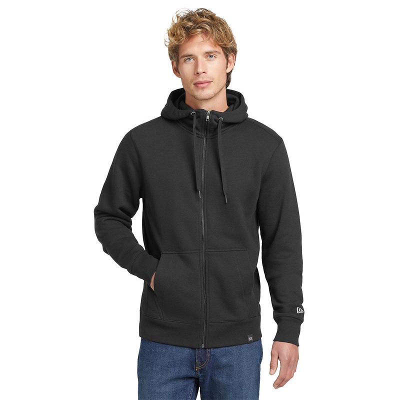 New Era NEA502 French Terry Full-Zip Hoodie Black XS