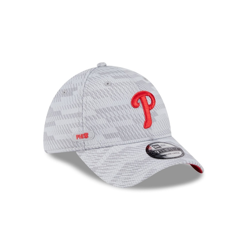 Philadelphia Phillies 2025 Clubhouse Gray 39THIRTY Stretch Fit S/M