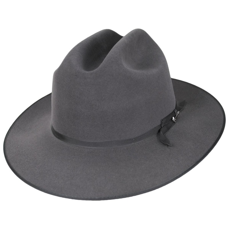 Royal Deluxe Open Road Fur Felt Western Hat CARIBOU 6 7/8