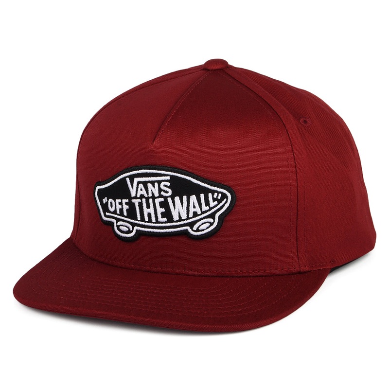 Vans Hats Classic Patch Snapback Cap – Wine Adjustable