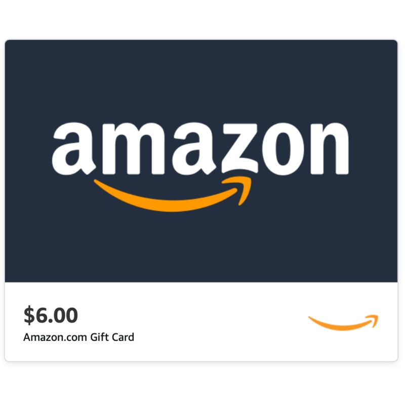 $6.00 Amazon.com eGift Card – Free with Qualifying $250+ Purchase $6.00
