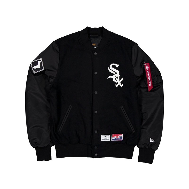 Alpha Industries x Chicago White Sox MA-1 Wool Varsity Jacket S