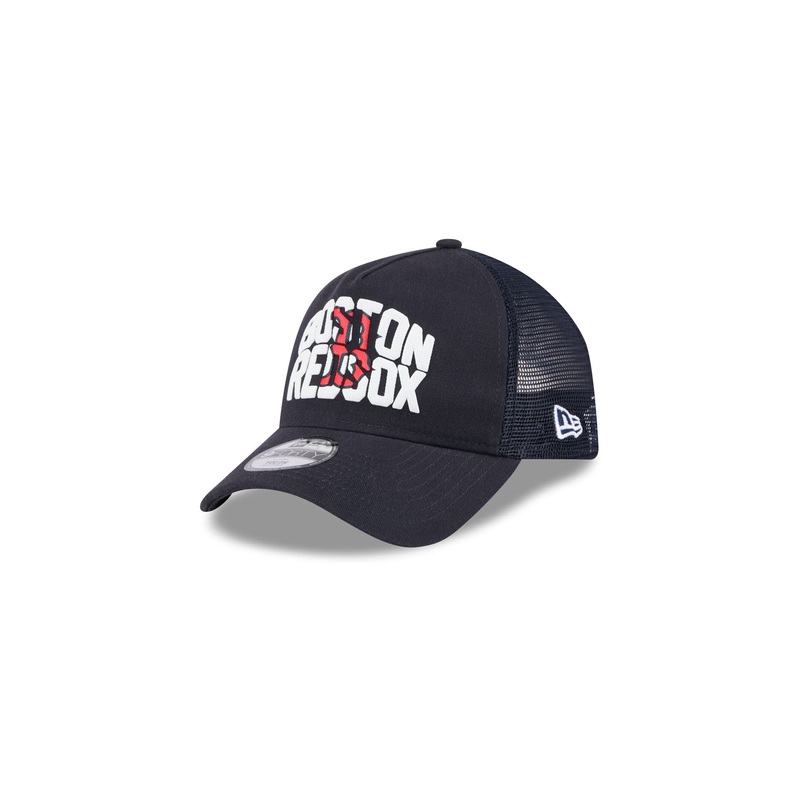 Boston Red Sox Kids Chalk 9FORTY A-Frame Trucker Hat Child