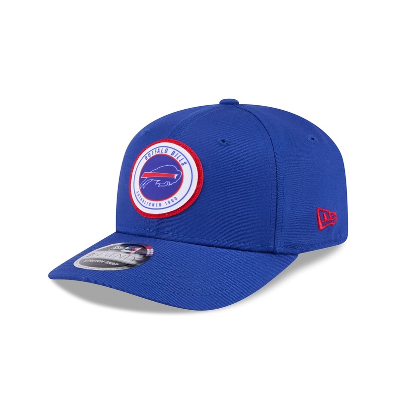 Buffalo Bills Circle Patch 9SEVENTY Stretch-Snap Hat One Size
