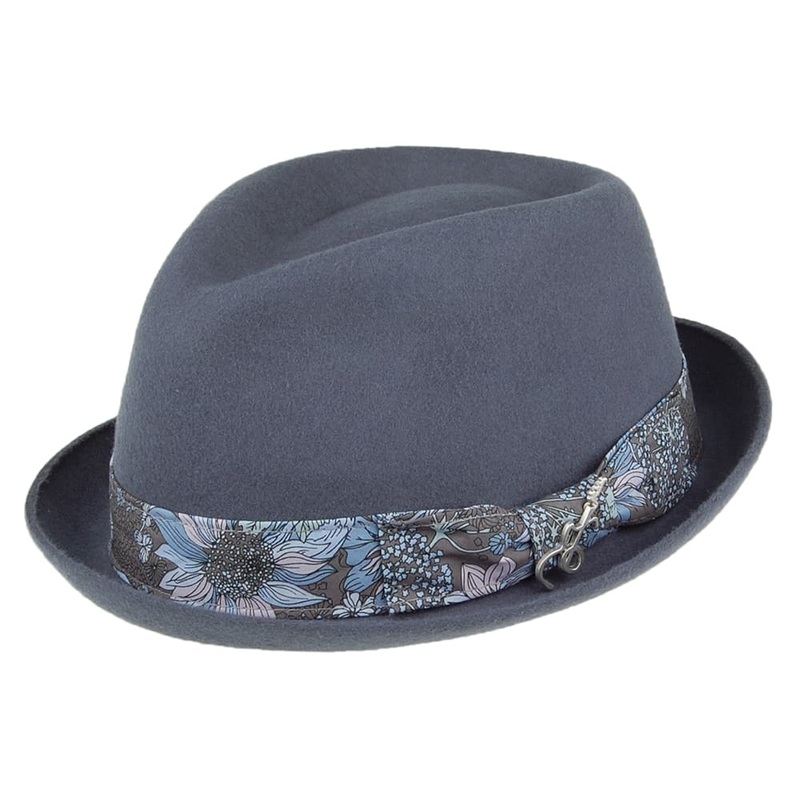 Carlos Santana Accord Wool Felt Trilby Hat – Mist M