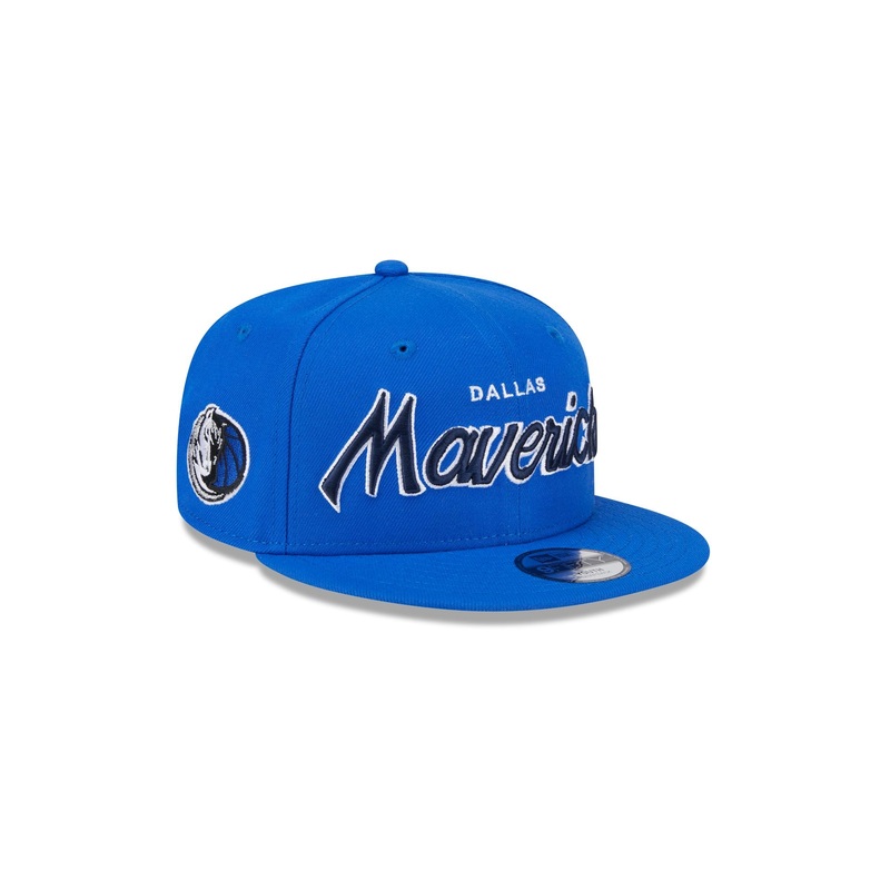 Dallas Mavericks Script Kids 9FIFTY Snapback Hat One Size