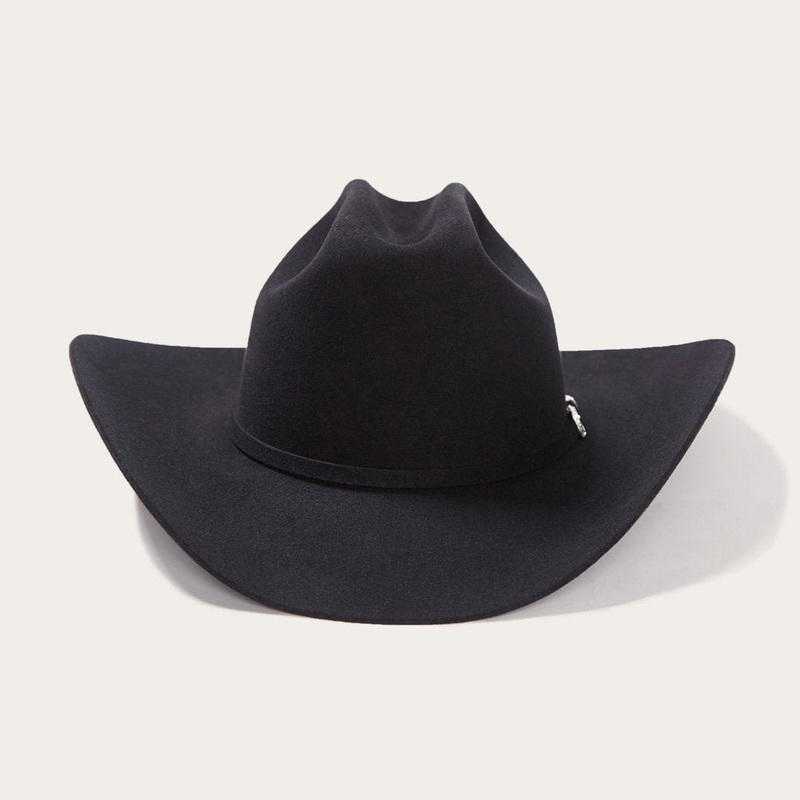 Lariat 5X Cowboy Hat – 4 5/8″ Crown Black 6 3/4