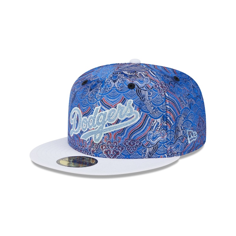 Los Angeles Dodgers Wave Fill 59FIFTY Fitted Hat 7