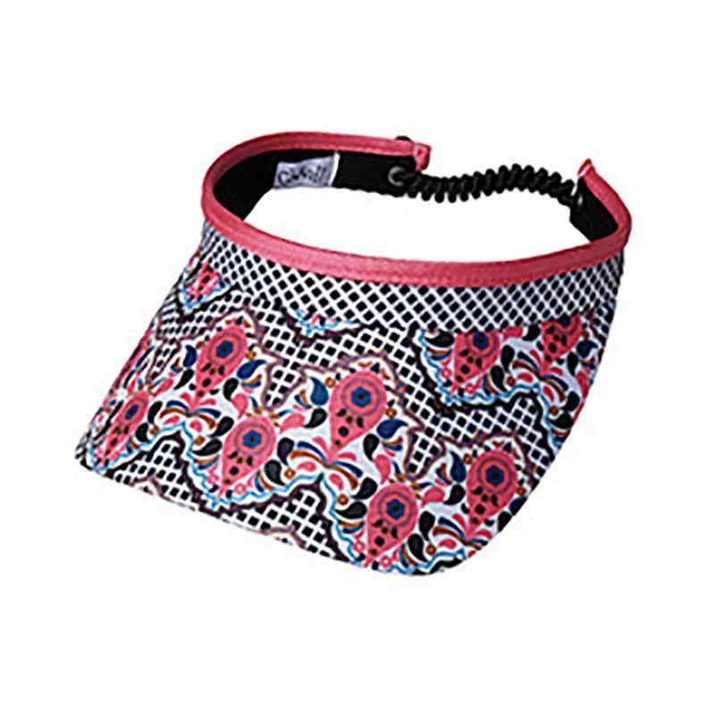 Marrakesh Golf Sun Visor with Coil Lace by GloveIt Pink