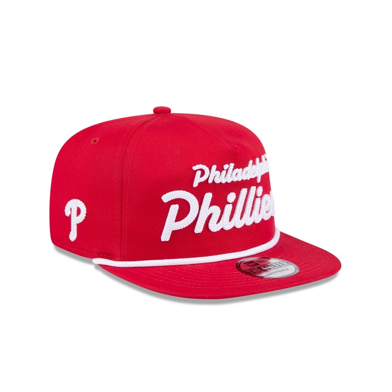 Philadelphia Phillies Team Text Golfer Hat One Size