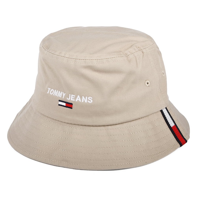 Tommy Hilfiger Hats TJM Sport Organic Cotton Bucket Hat – Beige 1-Size