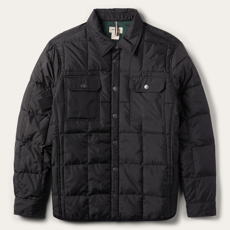 Crushable Black Parachute Jacket Black S