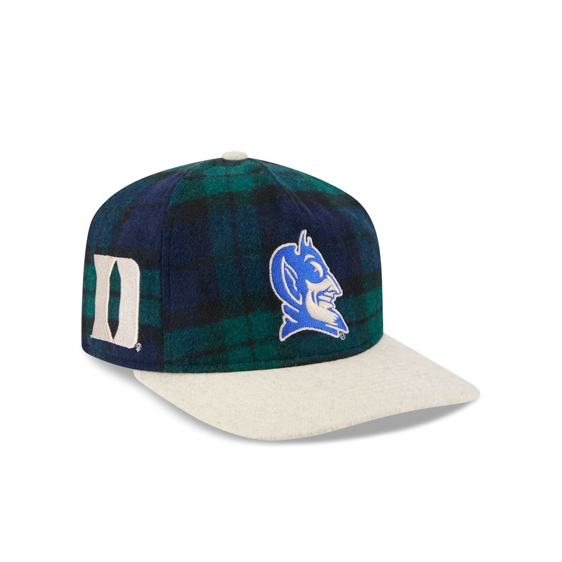 Duke Blue Devils Plaid Letterman 19TWENTY Adjustable Hat One Size