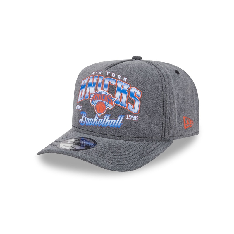New York Knicks Washed 9FIFTY A-Frame Snapback Hat One Size