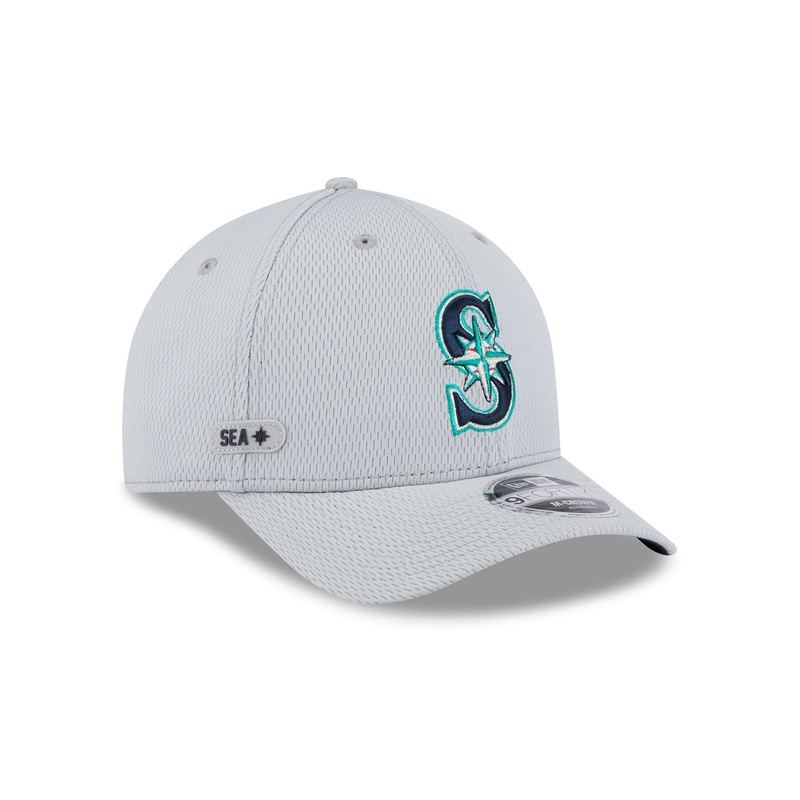 Seattle Mariners 2025 Clubhouse Gray 9FORTY M-Crown Snapback Hat One Size