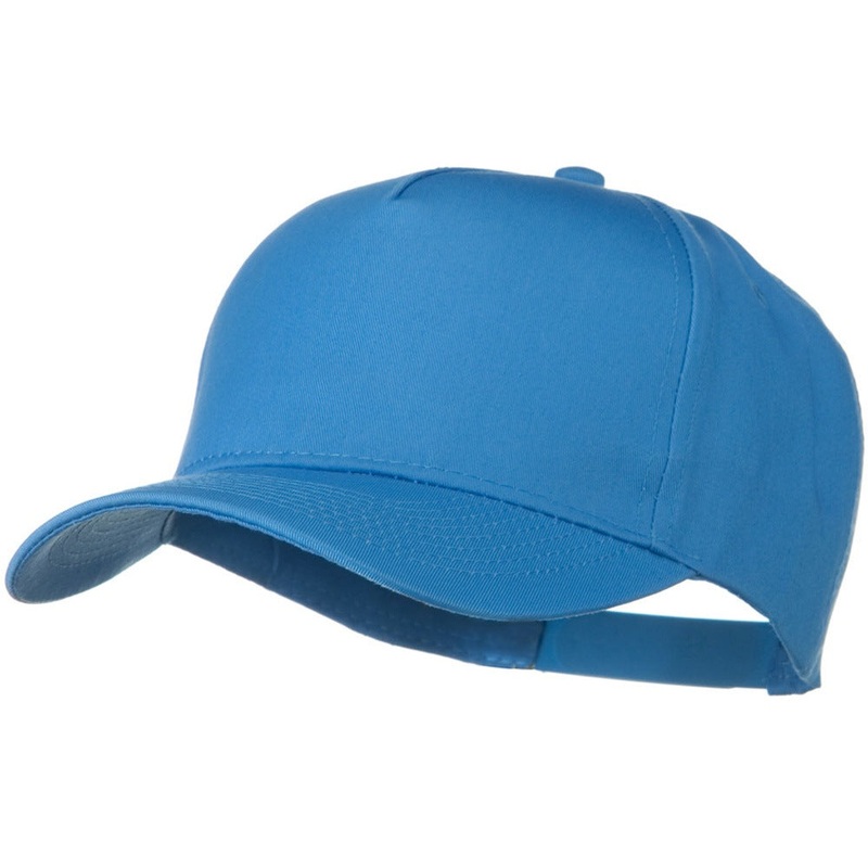 Solid Cotton Twill 5 Panel Prostyle Snap Cap Maroon One Size