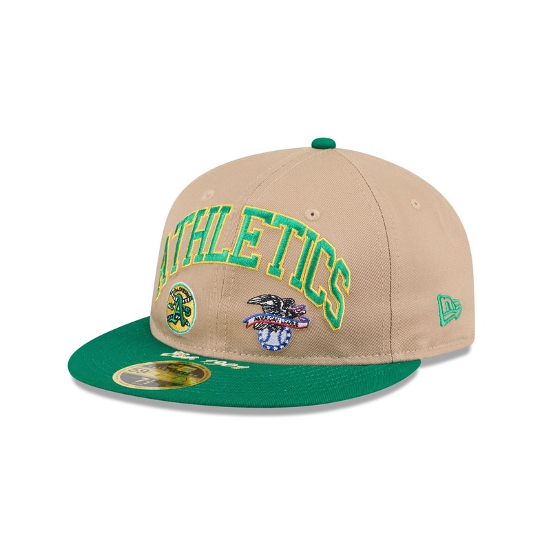 Athletics Camel Retro Crown 59FIFTY Fitted Hat 7