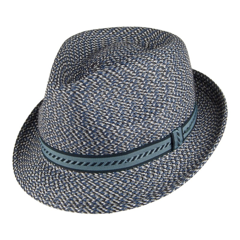 Bailey Hats Mannes Trilby Hat – Navy Multi S
