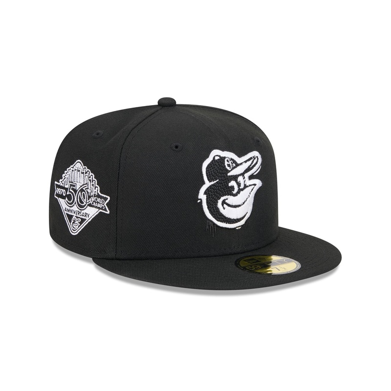Baltimore Orioles Hi Vis Doodle 59FIFTY Fitted Hat 7