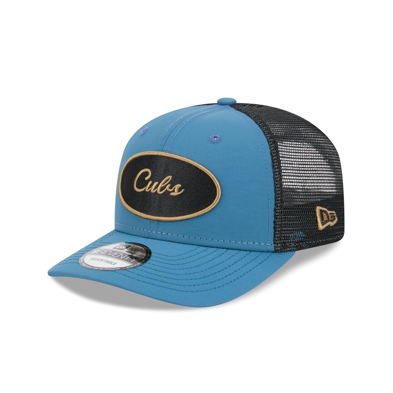 Chicago Cubs Indigo 9SEVENTY Trucker Hat One Size