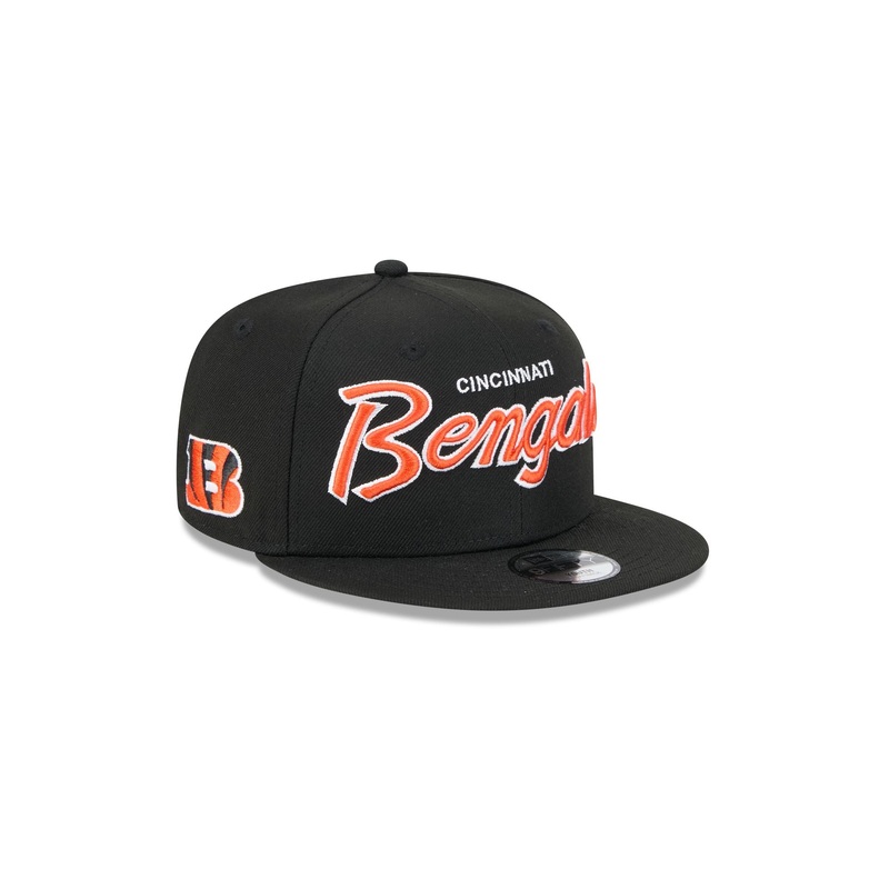 Cincinnati Bengals Script Kids 9FIFTY Snapback Hat One Size