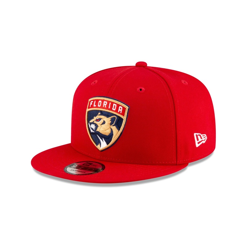 Florida Panthers Red 9FIFTY Snapback Hat One Size